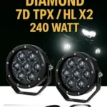 Diamond 7DTPX / HL X2 Dimmer Ayarlı 240 Watt Motorsiklet Led Sis Farı Takım