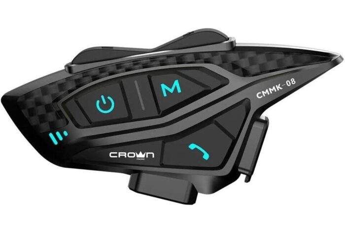 Crown Micro Cmmk-08 Kask Bluetooth Kulaklık Mikrofon Seti - Interkom - Görsel 1