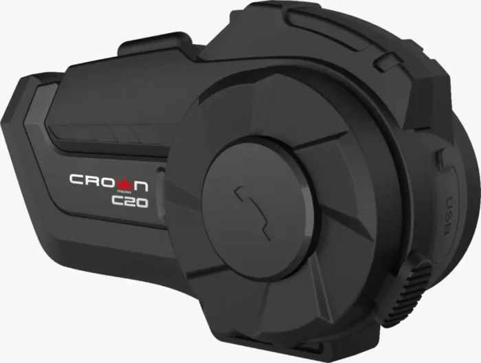 CROWN MICRO C20 Motosiklet Kask Bluetooth interkom Seti - Görsel 3