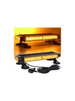 Acil Durum Ikaz Lambası Farklı Modlu 4 Way 4 Yönlü Turuncu 42 Led 52 Cm - Görsel 4