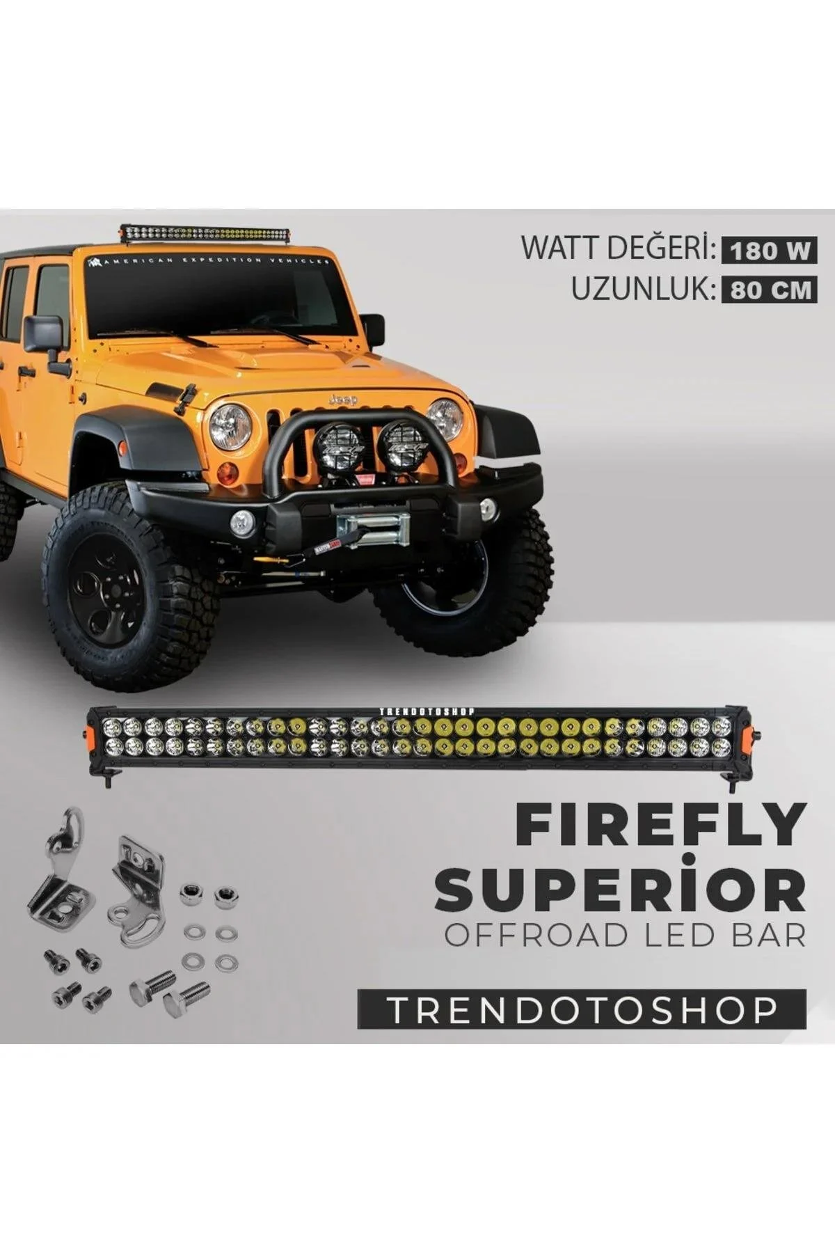 180w-80-cm-superior-firefly-off-road-l-d1550e Carlifestyle 180w 80 Cm Superior Firefly Off Road Led Bar - Görsel 1