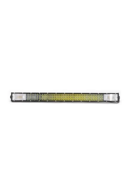 3 Sıra 405W Çift Modlu Beyaz Ve Turuncu Flaşlı 81Cm Traktör Led Lamba, Sis Farı ve Çalışma Lambası