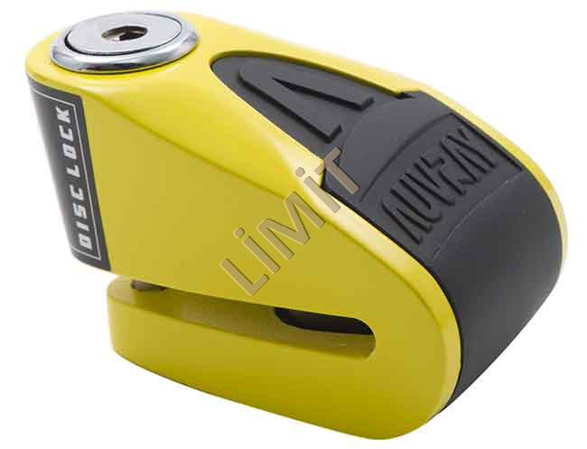 B-Lock 06 Alarmlı Disk Kilidi 6 mm Sarı-Siyah B-LOCK 06 ALARMLI DİSK KİLİDİ 6 MM 120db SARI-SİYAH - Görsel 1