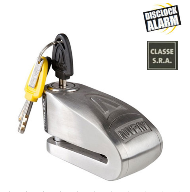 B-block 10 çelik alarmlı disk kilidi 10 mm 120db SRA B-LOCK 10 ÇELİK ALARMLI DİSK KİLİDİ 10 MM 120db SRA - Görsel 1