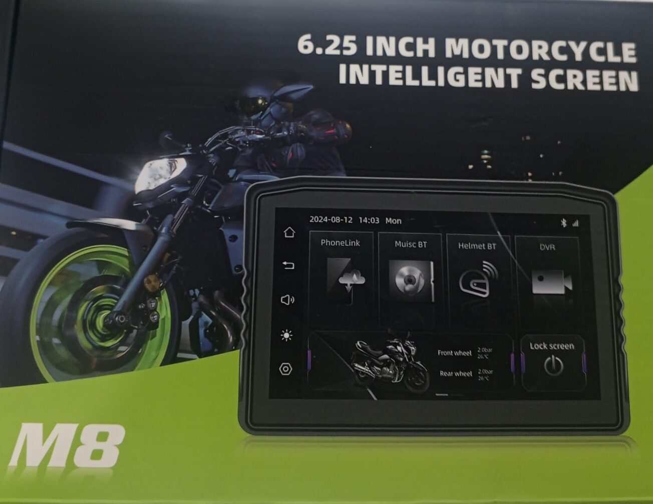 e96635ed-cef8-4849-b958-97e7de3233ee M8 MOTORCYCLE INTELLIGENT SCREEN CARPLAY - Görsel 1