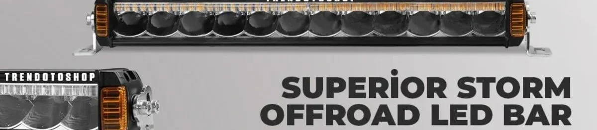 superior-storm-55-cm-240w-amber-beyaz--1a8727 C9 Superior Storm 105 Cm 420w Amber Beyaz 4 Modlu Off Road Led Bar - Görsel 1