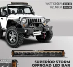 Superior Storm 55 Cm 240w Amber Beyaz 4 Modlu Off Road Led Bar