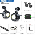 Future Eyes F20P Motosiklet Sis Farı 120W - Görsel 2