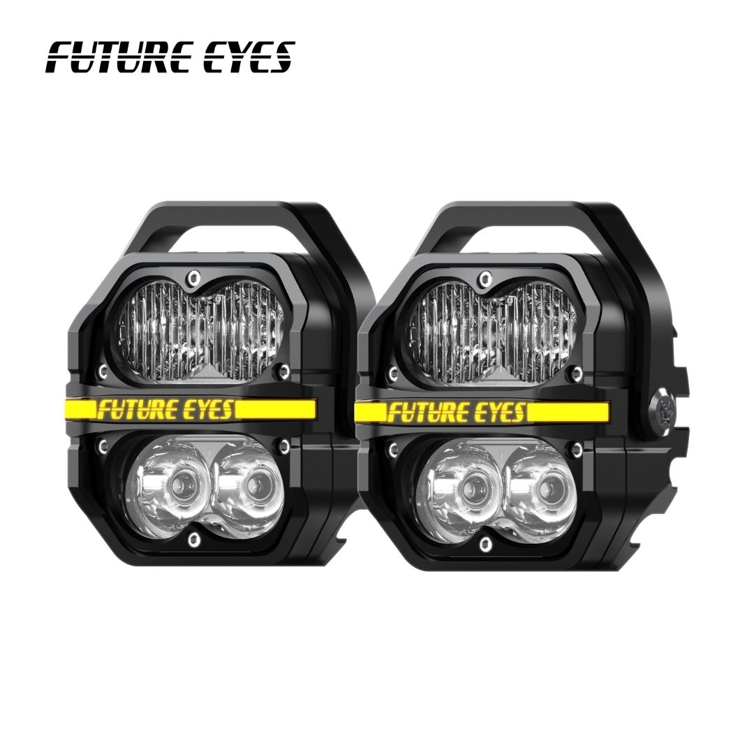 Future Eyes Z4 Future Eyes Z4 Motosiklet Sis Farı 120W (Sarı Işık) - Görsel 1