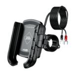 MR PLUS USB-C Şarjlı Klipsli Motosiklet Telefon Tutucu