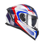 CGM 311G BLAST SPORT KAPALI KASK Beyaz-Mavi XL Beden