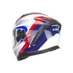 CGM 311G BLAST SPORT KAPALI KASK Beyaz-Mavi XL Beden - Görsel 2