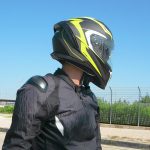 CGM 311G BLAST SPORT KAPALI KASK Mat Siyah-Sarı L Beden - Görsel 3