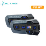 BLAISE GT1 DUO Bluetooth Motosiklet Intercom Siyah - İkili Set